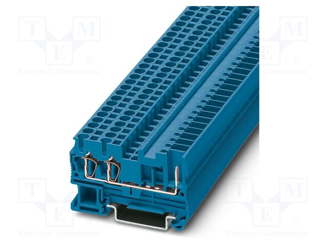 Splice terminal: rail; PA; ways: 1; terminals: 3; W: 5.2mm; H: 60.5mm