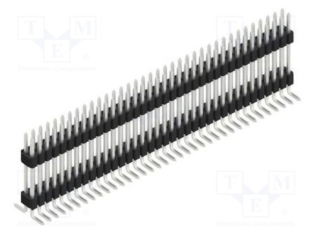 Connector: pin strips; pin header; male; PIN: 72; 1.27mm; SMT; 2x36