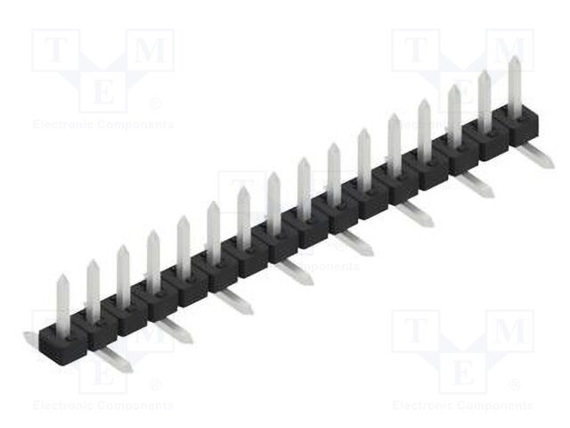 Connector: pin strips; pin header; male; PIN: 16; 2mm; SMT; 1x16