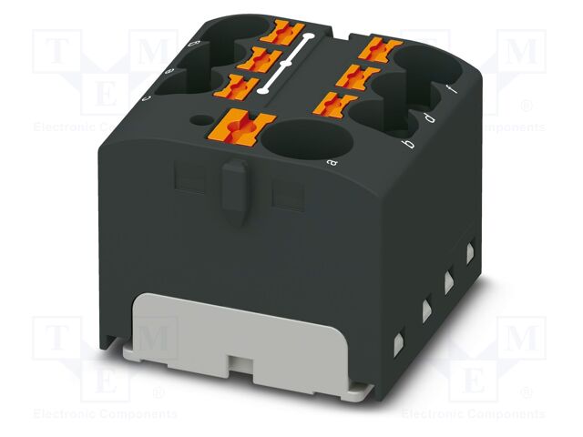 Splice terminal: rail; 32A; 450V; push-in; PA; L: 21.7mm; 0.2÷6mm2