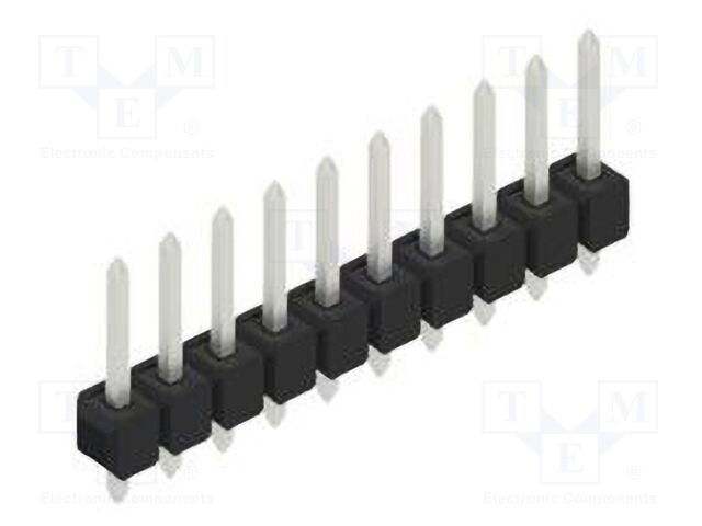 Connector: pin strips; pin header; male; PIN: 10; 2.54mm; THT; 1x10