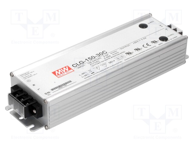 Power supply: switching; LED; 142.5W; 15VDC; 4.75÷9.5A; 90÷295VAC