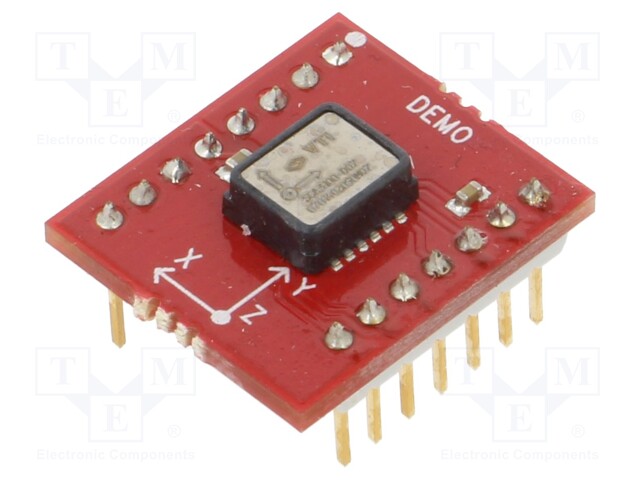 Sensor: accelerometer; Range: -6÷6g; 3÷3.6VDC; -40÷125°C