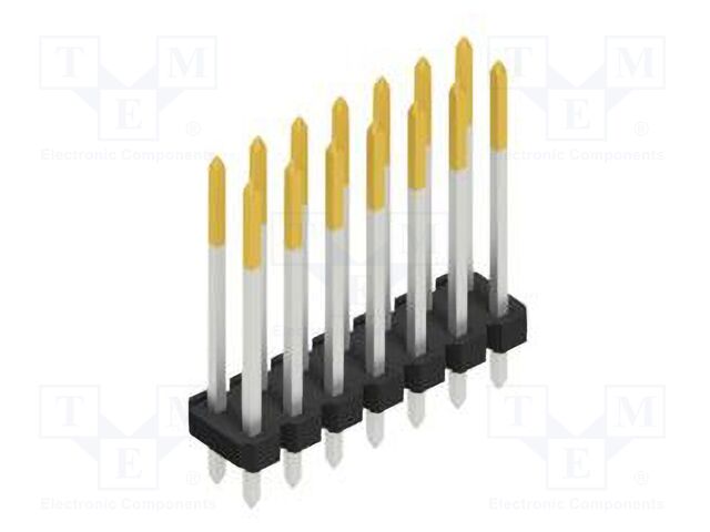 Connector: pin strips; pin header; male; PIN: 14; 2.54mm; THT; 2x7