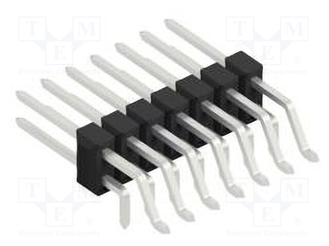 Connector: pin strips; pin header; male; PIN: 14; 2.54mm; SMT,THT