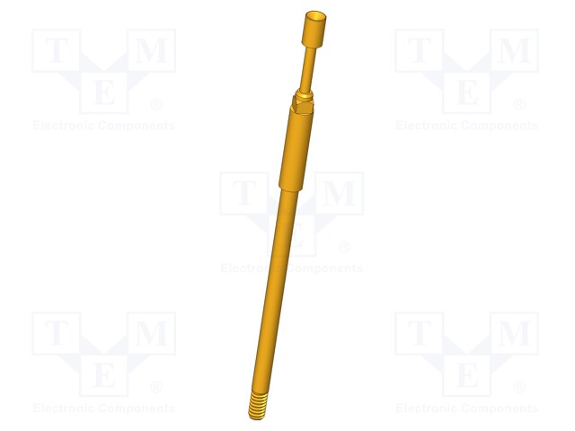 Test needle; Operational spring compression: 4mm; 5A; Ø: 2mm; 0.8N
