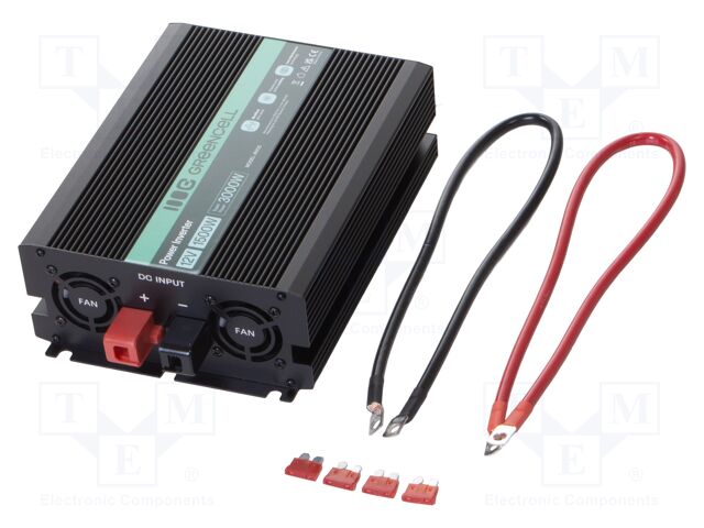 Converter: DC/AC; 1.5kW; Uout: 230VAC; Out: AC sockets 230V; 85%