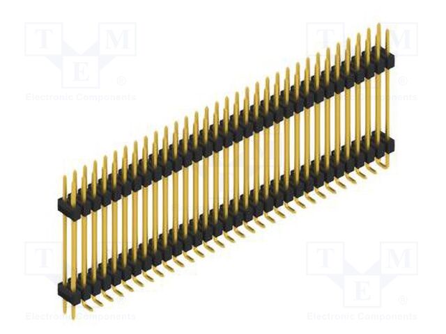 Connector: pin strips; pin header; male; PIN: 64; 2.54mm; SMT; 2x32