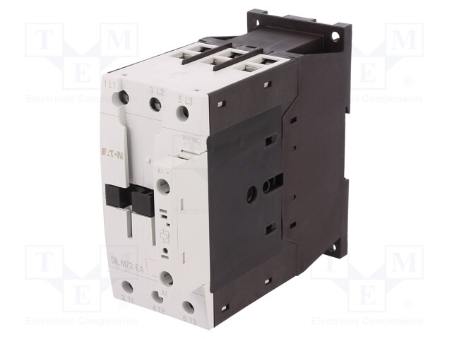 Contactor: 3-pole; NO x3; 24VDC; 72A; DIN,on panel; DILM72; 690V