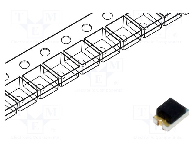 Phototransistor; Dim: 2x1.25x1mm; λp max: 850nm; 30V; Lens: black