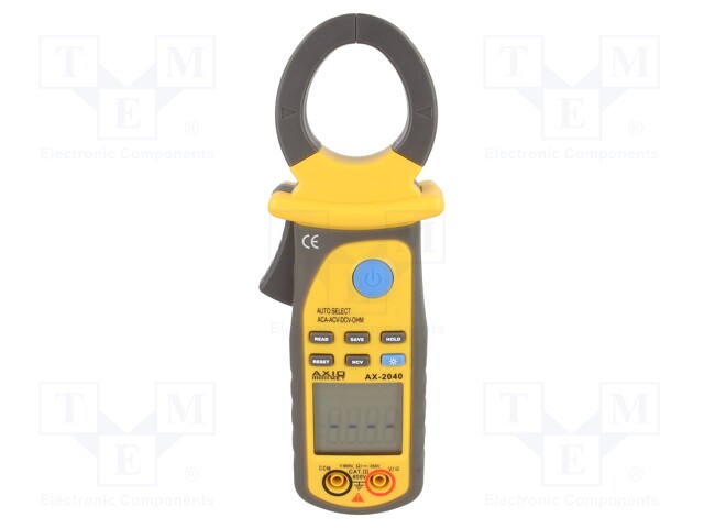 AC digital clamp meter; LCD (4000),with a backlit; VDC: 4÷400V
