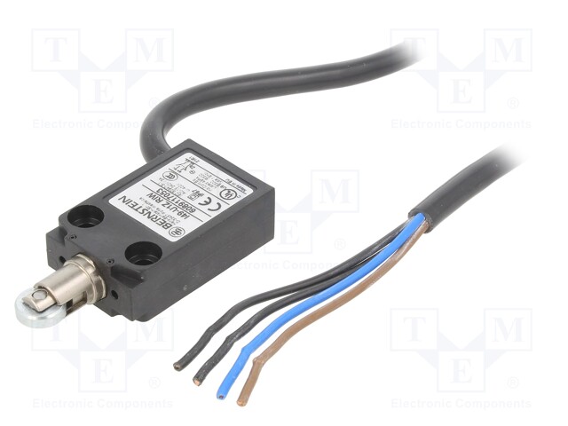 Limit switch; NO + NC; 10A; max.240VAC; lead 1m; IP67; -25÷70°C