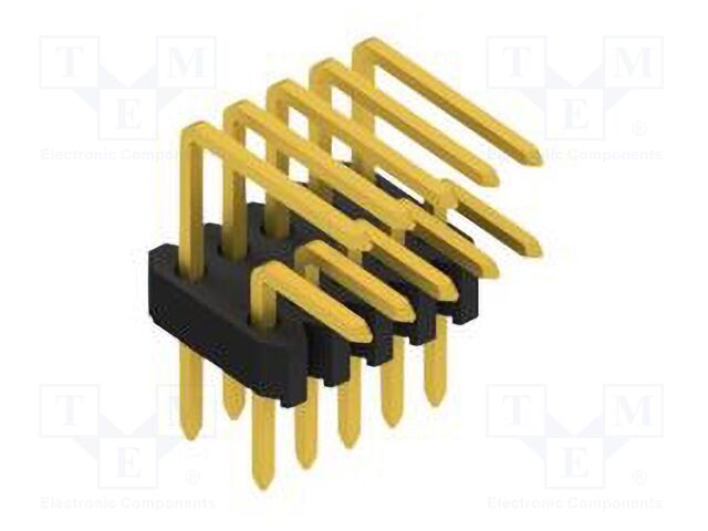 Connector: pin strips; pin header; male; PIN: 10; 1.27mm; THT; 2x5