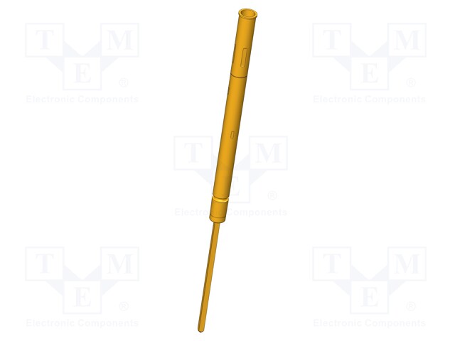 Test probe socket; Contact plating: gold-plated; on cable