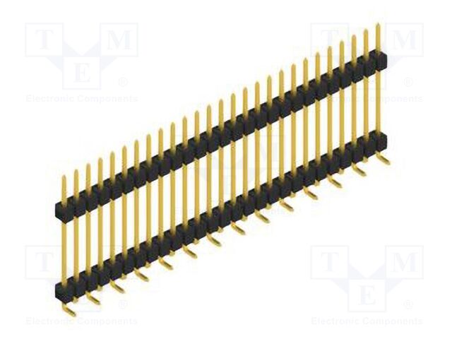 Connector: pin strips; pin header; male; PIN: 27; 2.54mm; SMT; 1x27