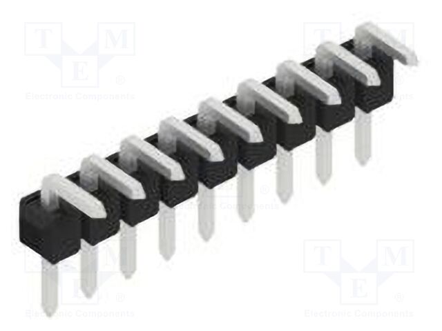 Connector: pin strips; pin header; male; PIN: 9; 2.54mm; THT; 1x9