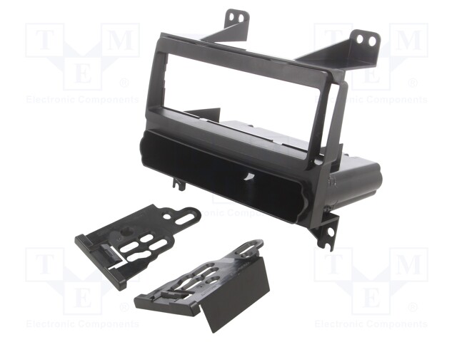 Radio mounting frame; Hyundai; 1 DIN; black