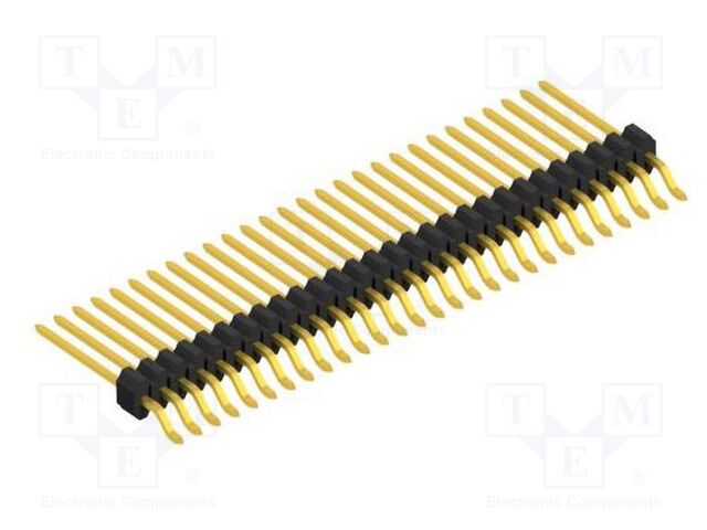 Connector: pin strips; pin header; male; PIN: 28; 1.27mm; SMT; 1x28