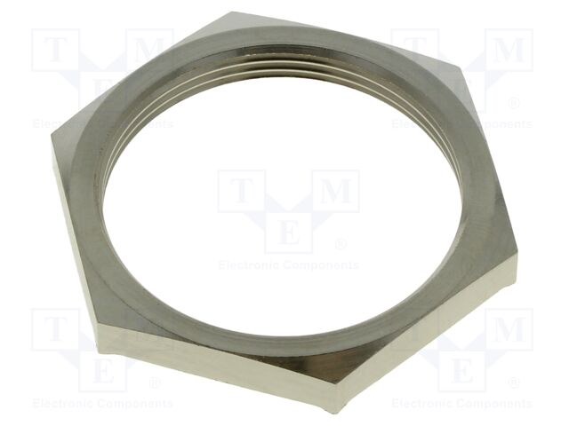 Nut; M40; brass; 46mm; Thread: metric; SKINDICHT® SM-PE-M