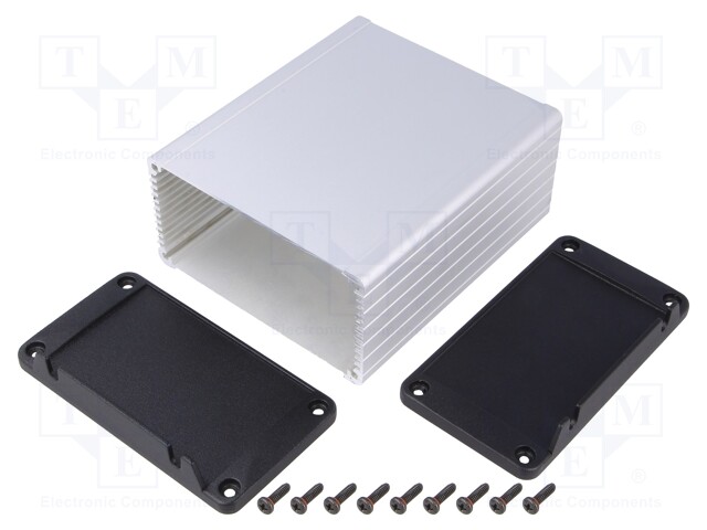 Enclosure: shielding; X: 104mm; Y: 120mm; Z: 55mm; aluminium; natural