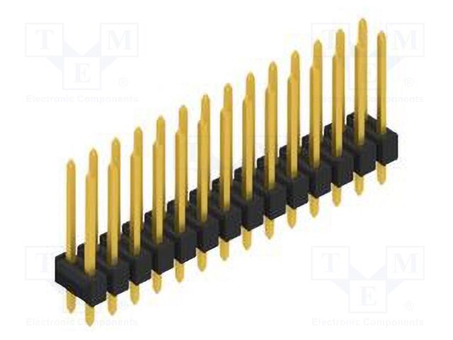 Connector: pin strips; pin header; male; PIN: 28; 2.54mm; THT; 2x14