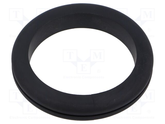 Grommet; black; UL94HB; TPR