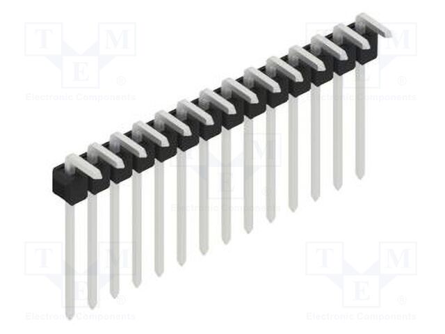 Connector: pin strips; pin header; male; PIN: 14; 2.54mm; THT; 1x14