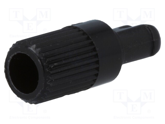 Knob; shaft knob; black; Ø6x9.5mm; Application: PT15N; B: 6.5mm