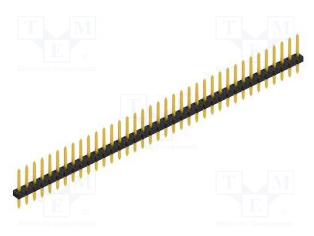 Connector: pin strips; pin header; male; PIN: 37; 2mm; THT; 1x37