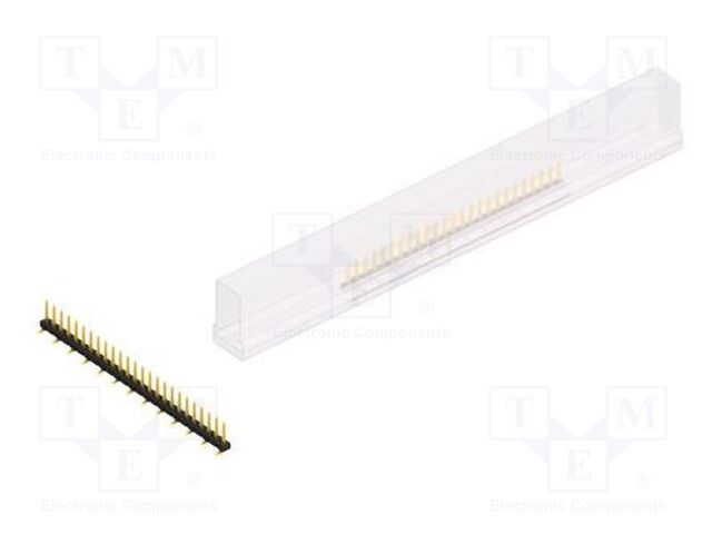 Connector: pin strips; pin header; male; PIN: 25; 2mm; SMT; 1x25