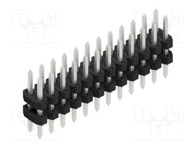 Connector: pin strips; pin header; male; PIN: 24; 2mm; THT; 2x12