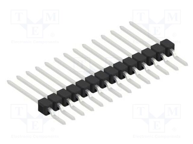 Connector: pin strips; pin header; male; PIN: 14; 2.54mm; SMT; 1x14