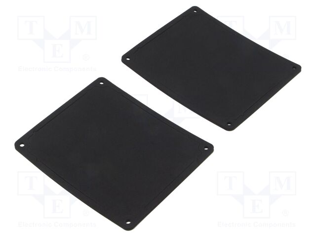 Mount.elem: gasket; IP66; for enclosures; Body: black; 2pcs; 1550M