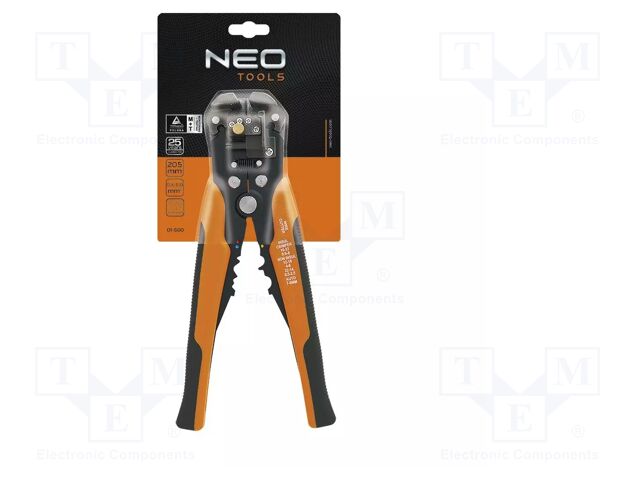 Multifunction wire stripper and crimp tool; 0.5÷6mm2; 205mm