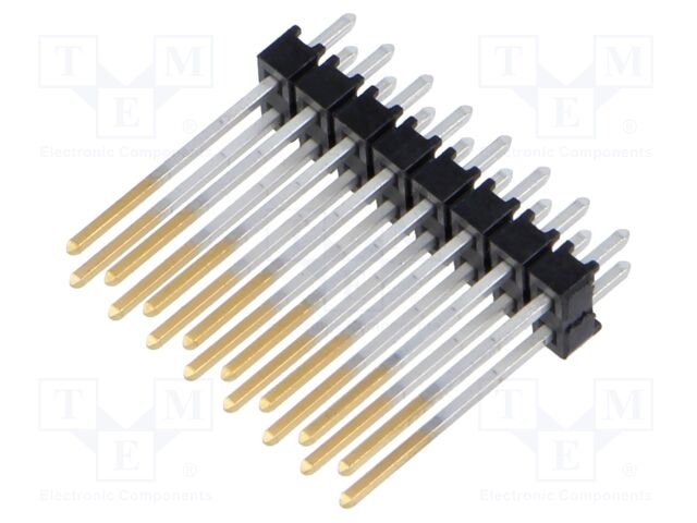 Connector: pin strips; pin header; male; PIN: 16; straight; 2.54mm