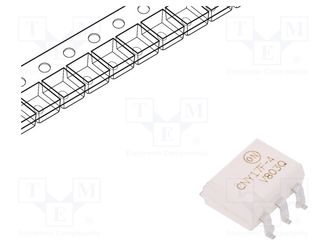 Optocoupler; SMD; Channels: 1; Out: transistor; Uinsul: 4.17kV