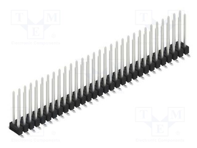 Connector: pin strips; pin header; male; PIN: 60; 2.54mm; SMT; 2x30