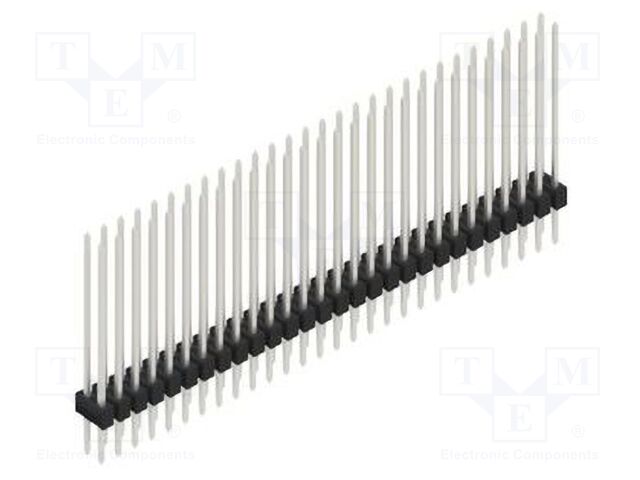 Connector: pin strips; pin header; male; PIN: 56; 2.54mm; THT; 2x28