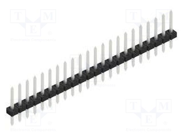 Connector: pin strips; pin header; male; PIN: 22; 2mm; THT; 1x22
