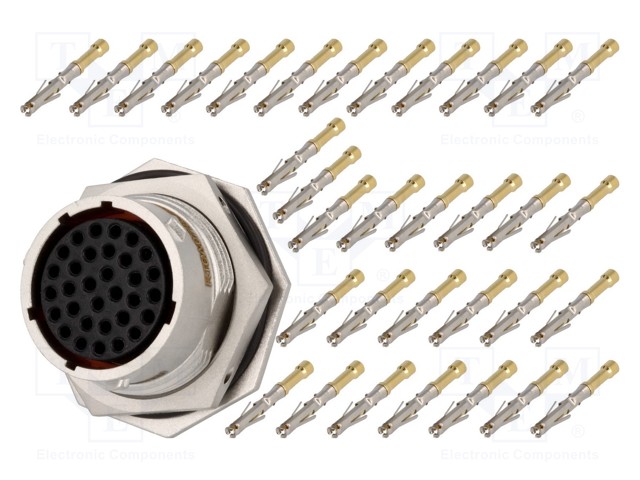 Connector: circular; Series: RT360; socket,plug; female; crimped