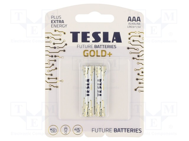 Battery: alkaline; 1.5V; AAA; non-rechargeable; Ø10.5x44.5mm