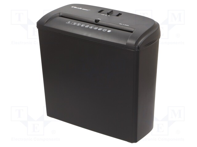 Shredder; 10l; 325x155x305mm; Cut: cross out; Protection: P-4