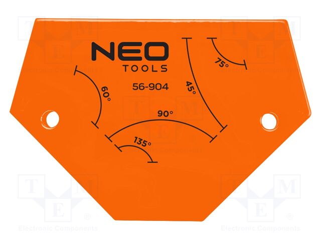 Try square; 70x102x14mm; Kind: welding; magnetic; 11kg
