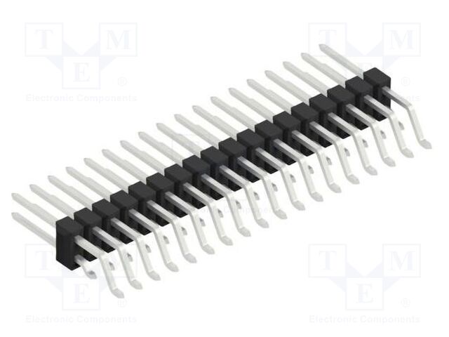 Connector: pin strips; pin header; male; PIN: 36; 2.54mm; SMT; 2x18