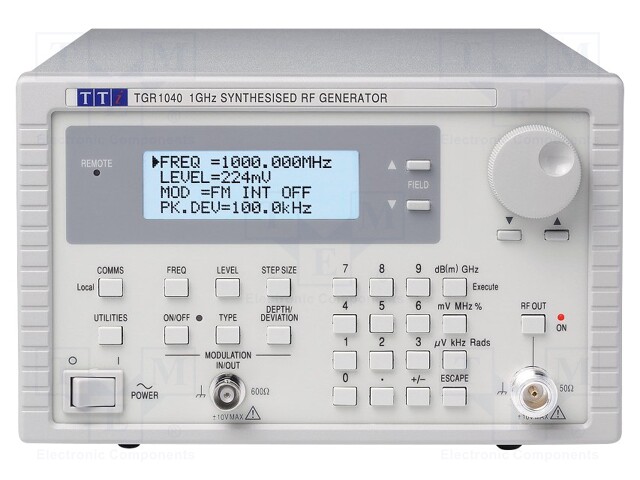 Generator: signal; 0,5kHz-100kHz,frequency resolution:  0,5kHz