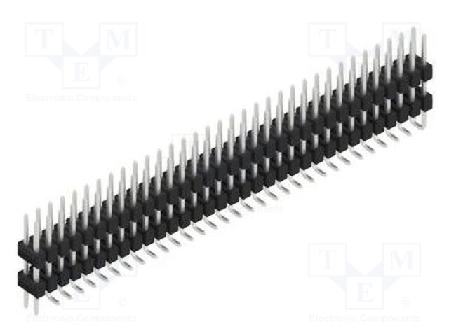 Connector: pin strips; pin header; male; PIN: 66; 2.54mm; SMT; 2x33