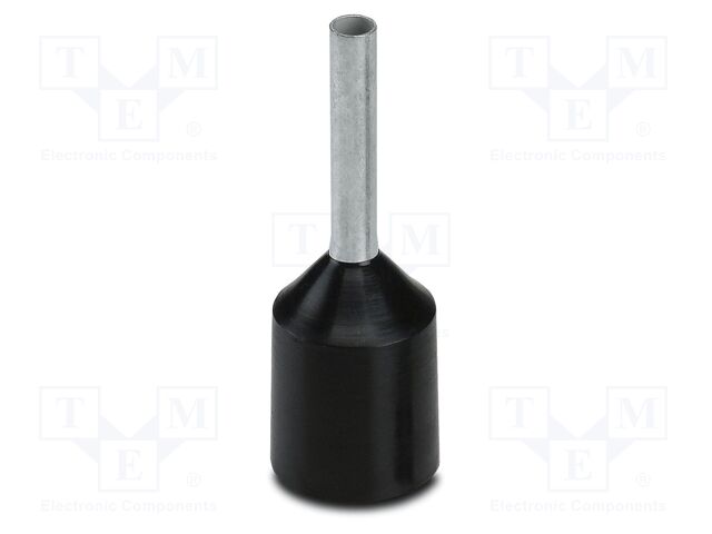 Tip: bootlace ferrule; insulated; copper; Bit len: 10mm; tinned
