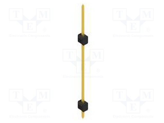 Connector: pin strips; pin header; male; PIN: 1; 2.54mm; THT; 1x1
