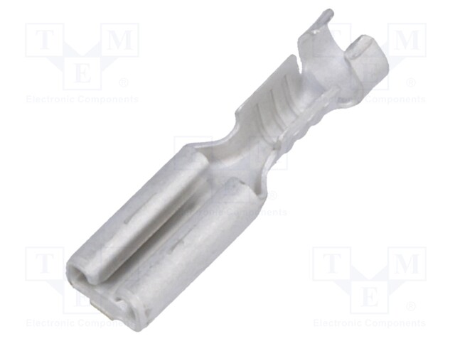 Terminal: flat; 2.8mm; female; 0.5÷1mm2; crimped; for cable; tinned