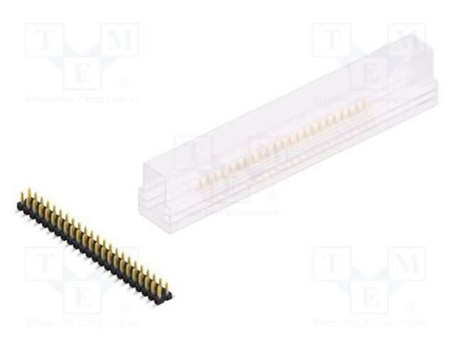 Connector: pin strips; pin header; male; PIN: 46; 2.54mm; SMT; 2x23